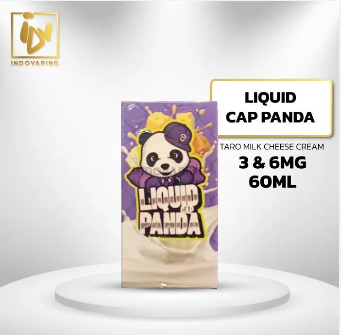 Liquid Vapor Vape Liquid Cap Panda Taro Montoq 6mg 60ml Indovaping Liquid Vapor Vape Liquid Cap Panda Taro Montoq 6mg 60ml Indovaping