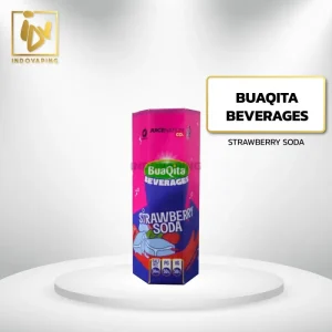 Liquid Buaqita Beverages Soda Series 30mg 30ml By Juicenation - Strawberry Soda