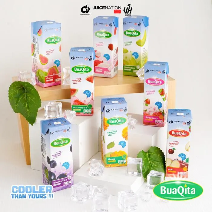 Liquid Buaqita All Series 30mg 30ml Saltnic by JuiceNation | Exotic, Gummy, Sour, Yoqult, Fruity, Ice Cream, Beverages, Tea, Berries